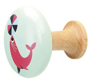 Vilac Dřevěný věšáček 2 ks Tuleň